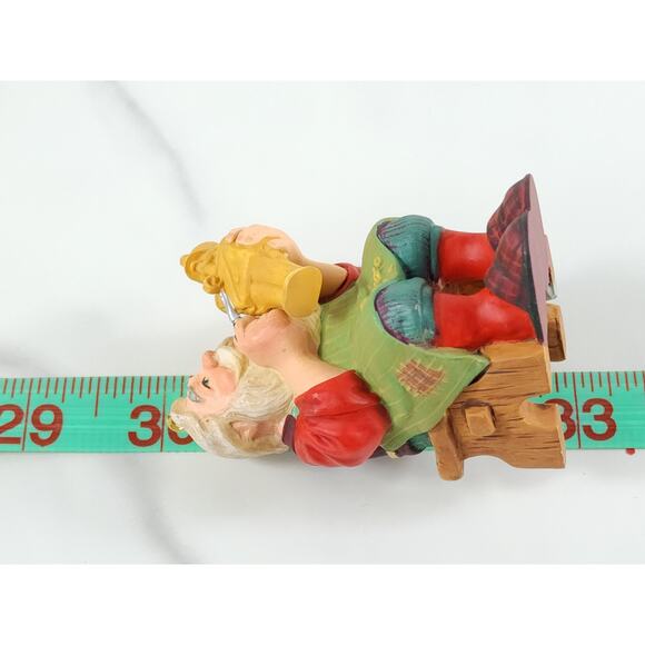 Hallmark Carving Santa Ornament 2001 Christmas Holidays 3" Home Decor Vintage - Picture 14 of 16